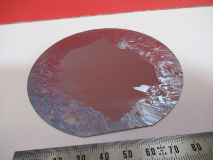 RARE SILICON WAFER WITH TWINS TWINNED SURFACE FRONT BACK AS PICTURED T1-A-01