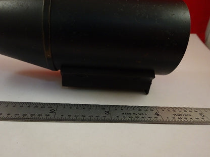 Rare Antique Brass Tubus Unknown Maker Microscope Part Optics