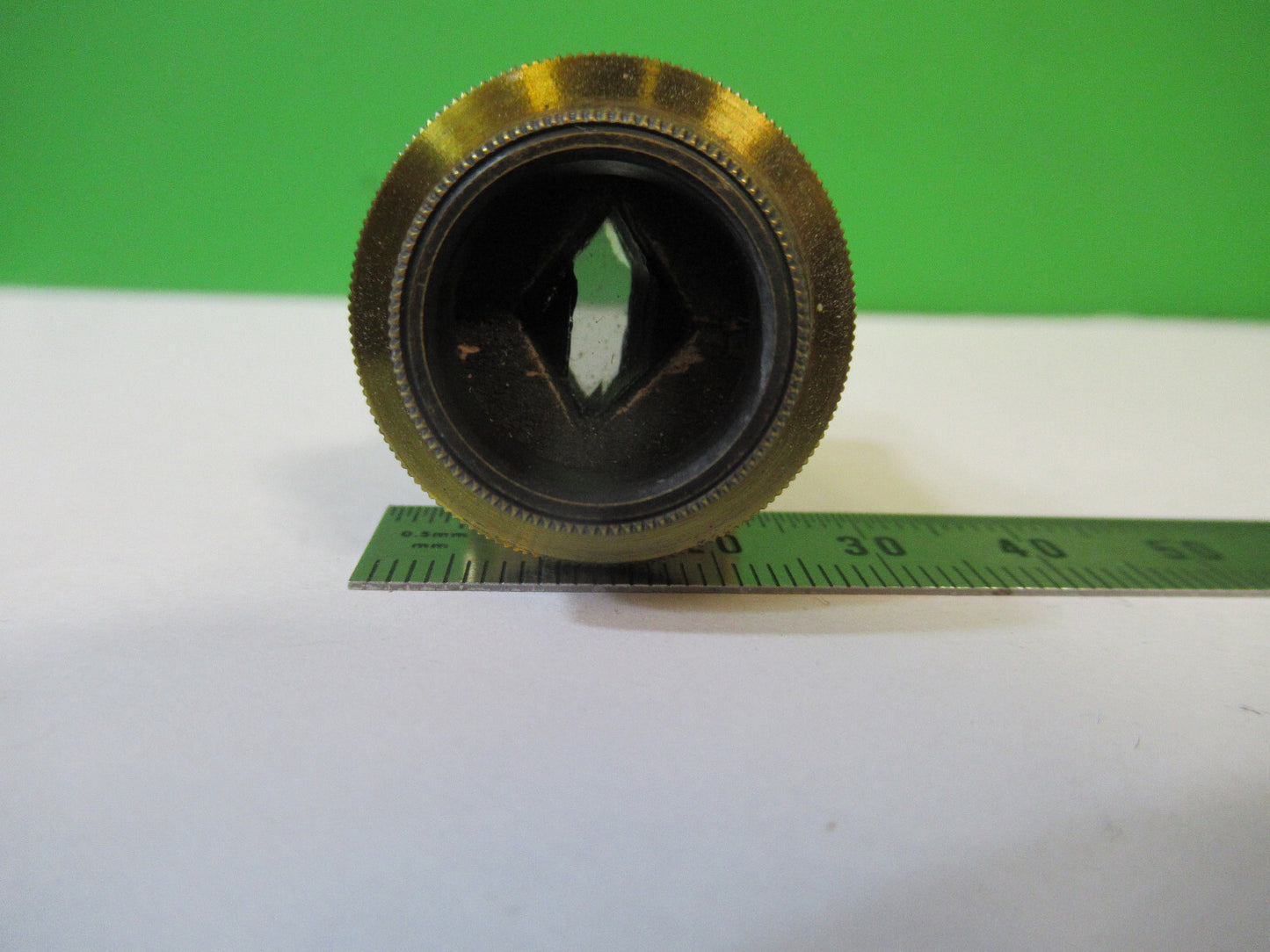 ANTIQUE BRASS HENRY CROUCH LONDON POL LENS MICROSCOPE AS PICTURED &22-A-17