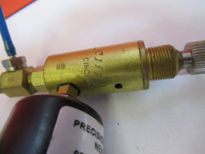ELECTRIC SOLENOID AIR VALVE PRECISION DYNAMICS CONTROL FLOW AS IS H9-B-26