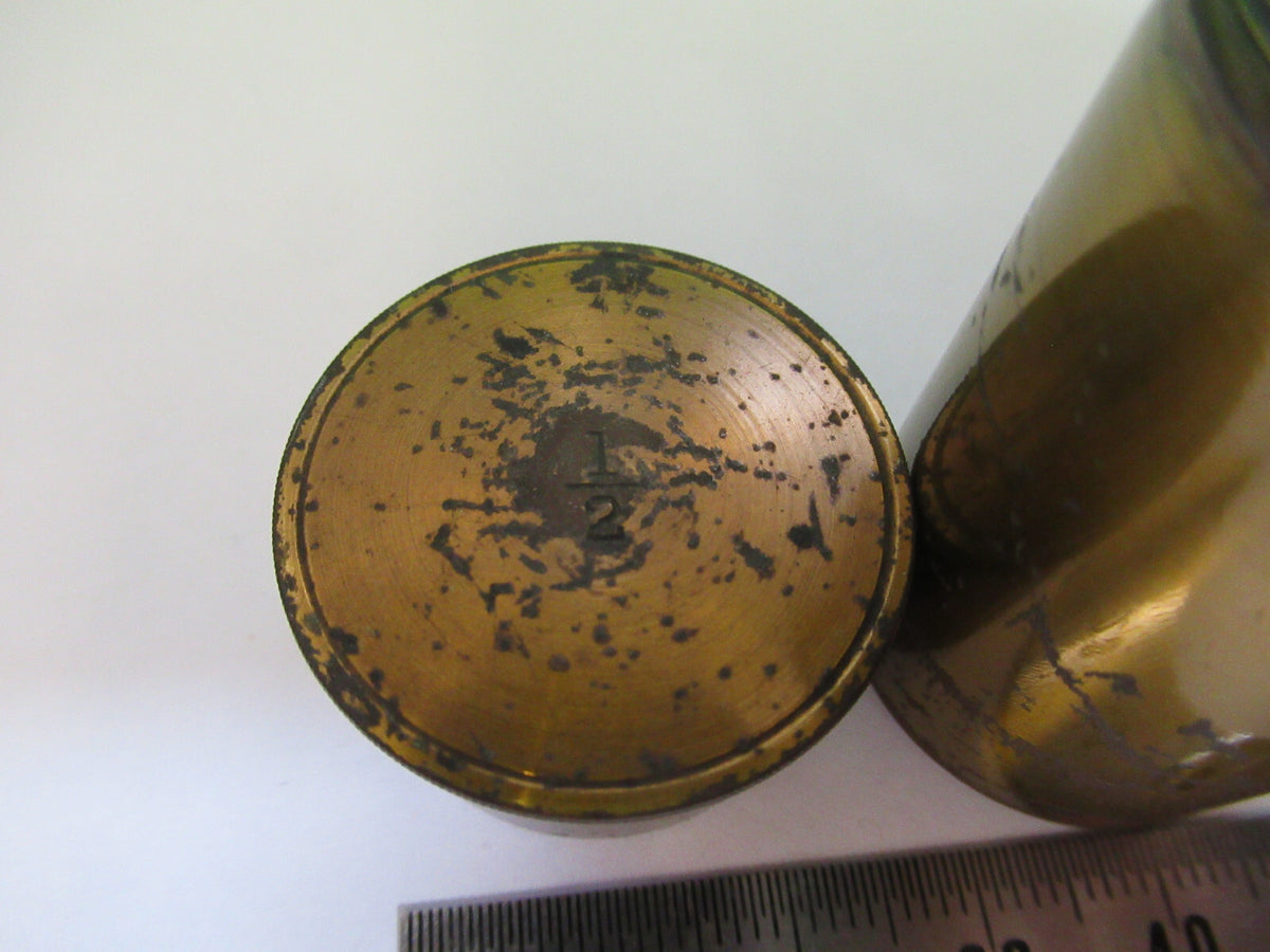 MICROSCOPE PART BAUSCH LOMB ANTIQUE OBJECTIVE CANISTER AS PICTURED &H3-A-08