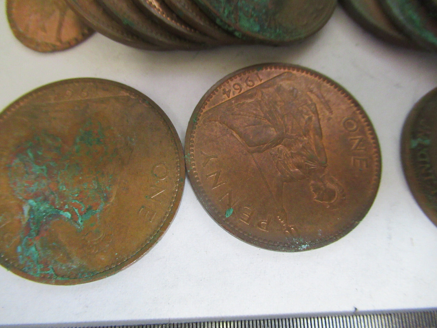 Large Collection Coins Assortment Copper Unknown