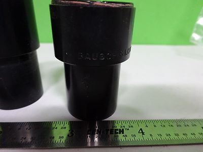 MICROSCOPE PART LOT 3 EA EYEPIECES [dirty] AO + BAUSCH  OPTICS AS IS BIN#W1-18