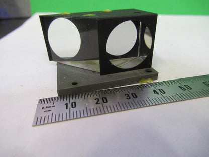 BAUSCH LOMB GLASS PRISM HEAD OPTICS MICROSCOPE PART AS PICTURED S7-A-55