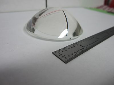 LARGE OPTICAL ANAMORPHIC CONVEX LENS LASER OR ILLUMINATOR OPTICS AS IS BIN#L2-12
