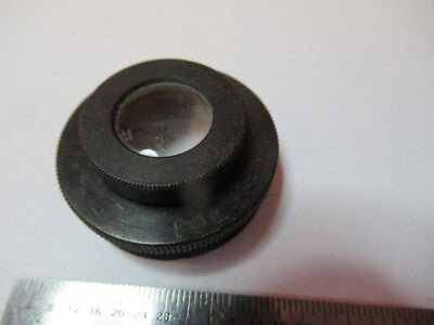 ANTIQUE BRASS MOUNTED LENS MICROSCOPE PART AS PICTURED #7B-B-124