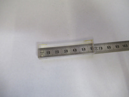 OPTICAL BI CONCAVE Bi-CC GLASS RECTANGULAR LENS OPTICS AS PICTURED 88-a-33
