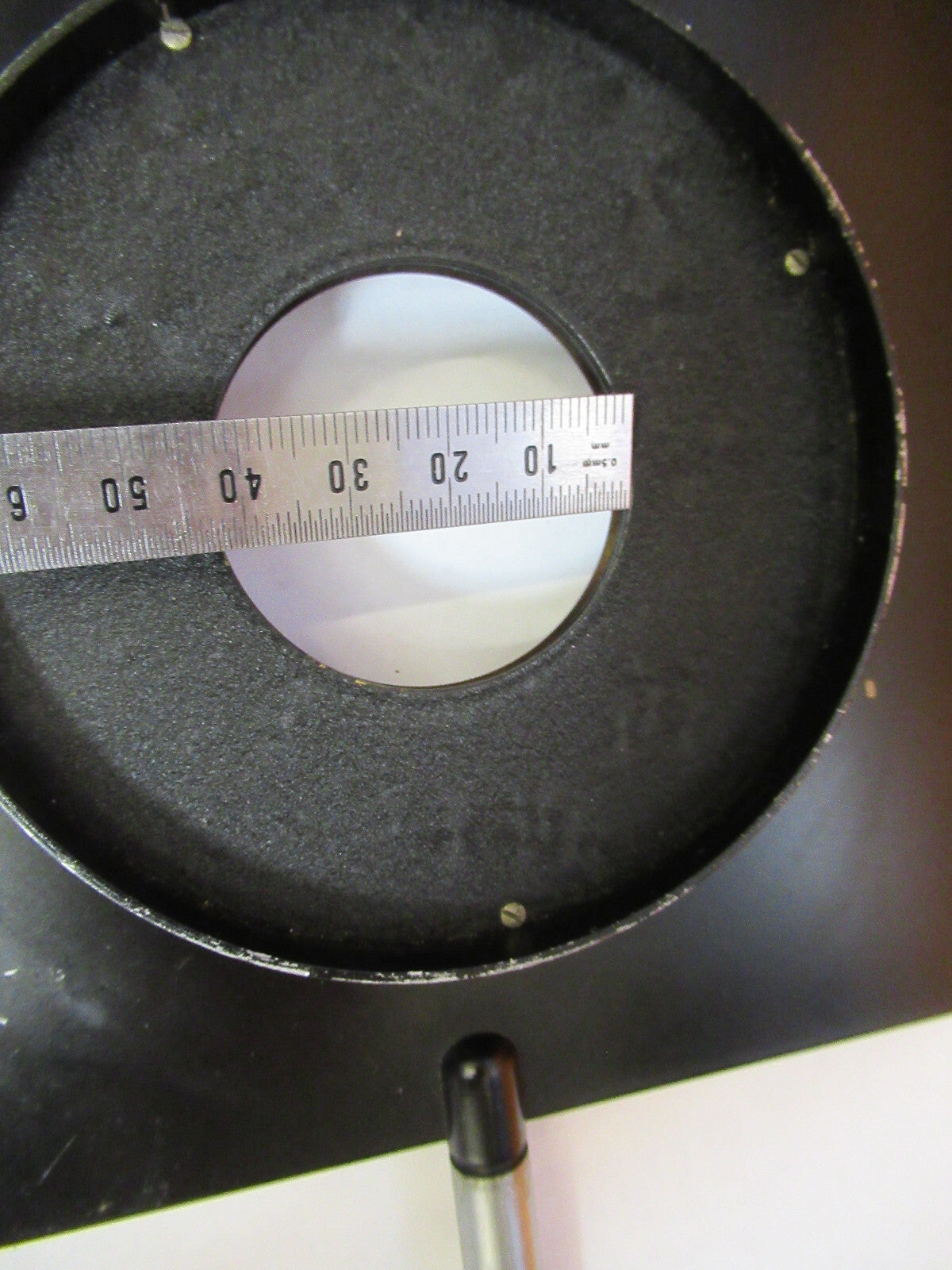 HUGE MOUNTED GAERTNER DIAPHRAGM IRIS LASER OPTICS OPTICAL AS PICTURED Y3-A-08