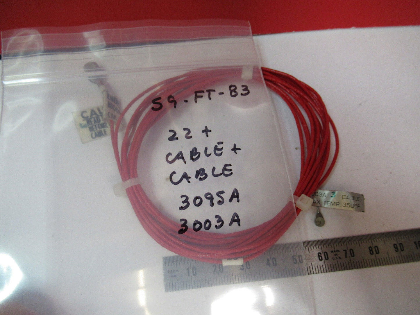 PCB PIEZOTRONICS ENDEVCO MODEL 22 + CABLE ACCELEROMETER AS PICTURED s9-ft-83