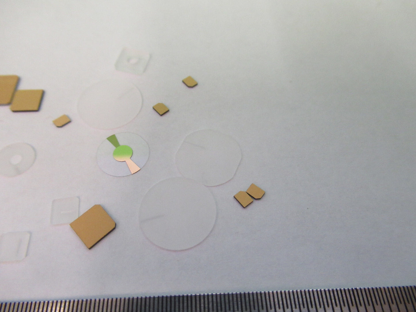 Lot Blanks Piezoelectric Quartz Crystal X-y-cut Gold Coated Piezo Sensor