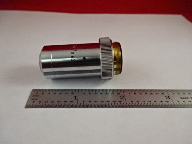 MICROSCOPE PART OBJECTIVE LEITZ WETZLAR GERMANY L32X OPTICS AS IS #F2-A-13