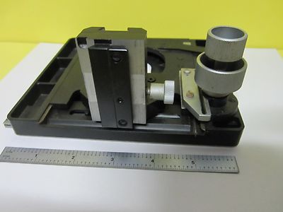 Microscope Part Ernst Leitz Wetzlar Germany Stage Table Micrometer