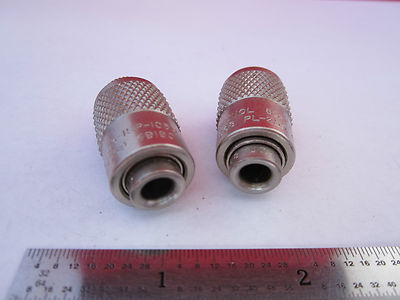 LOT 2 ea amphenol pl-259 to microphone jack RF MICROWAVE OR DMM TESTER BIN #7C
