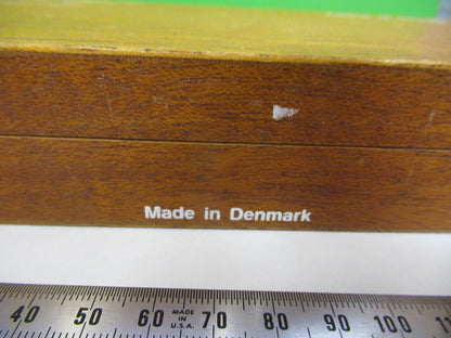 Empty Brüel & Kjær Denmark Mahogany Wood Box Instrument