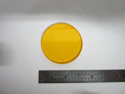 Optical Orange Filter Microscope or Laser Optics