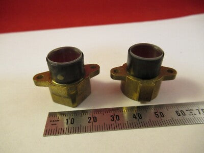 American Optics American Optical Co. Lot 2 Ea Lenses Stereo Microscope Part