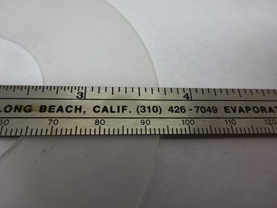 MICROSCOPE PART STAGE GLASS FROSTED REICHERT AUSTRIA OPTICS #83-02