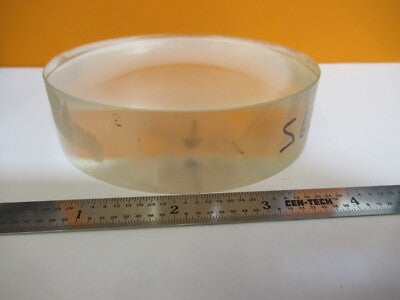 Optical Lens PlanO Convex Glass [scratches]