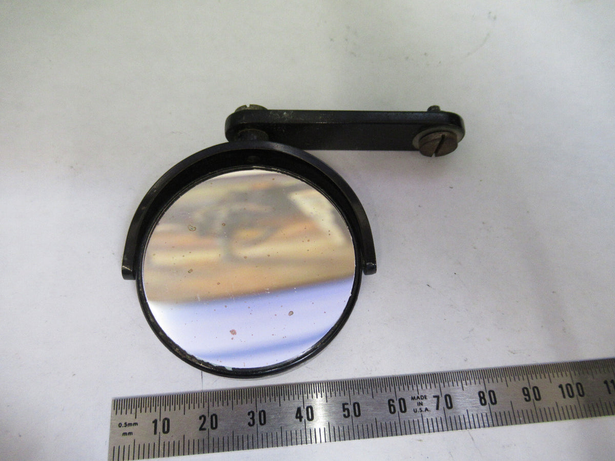 ANTIQUE BAUSCH LOMB MIRROR ASSEMBLY MICROSCOPE PART AS PICTURED X2-A-64