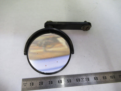 ANTIQUE BAUSCH LOMB MIRROR ASSEMBLY MICROSCOPE PART AS PICTURED X2-A-64
