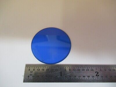 ZEISS GERMANY BLUE GLASS FILTER OPTICS MICROSCOPE PART AS PICTURED &1E-C-39