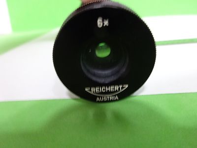 Microscope Part Reichert Austria Eyepiece Ocular 6X + Tubus Optics B