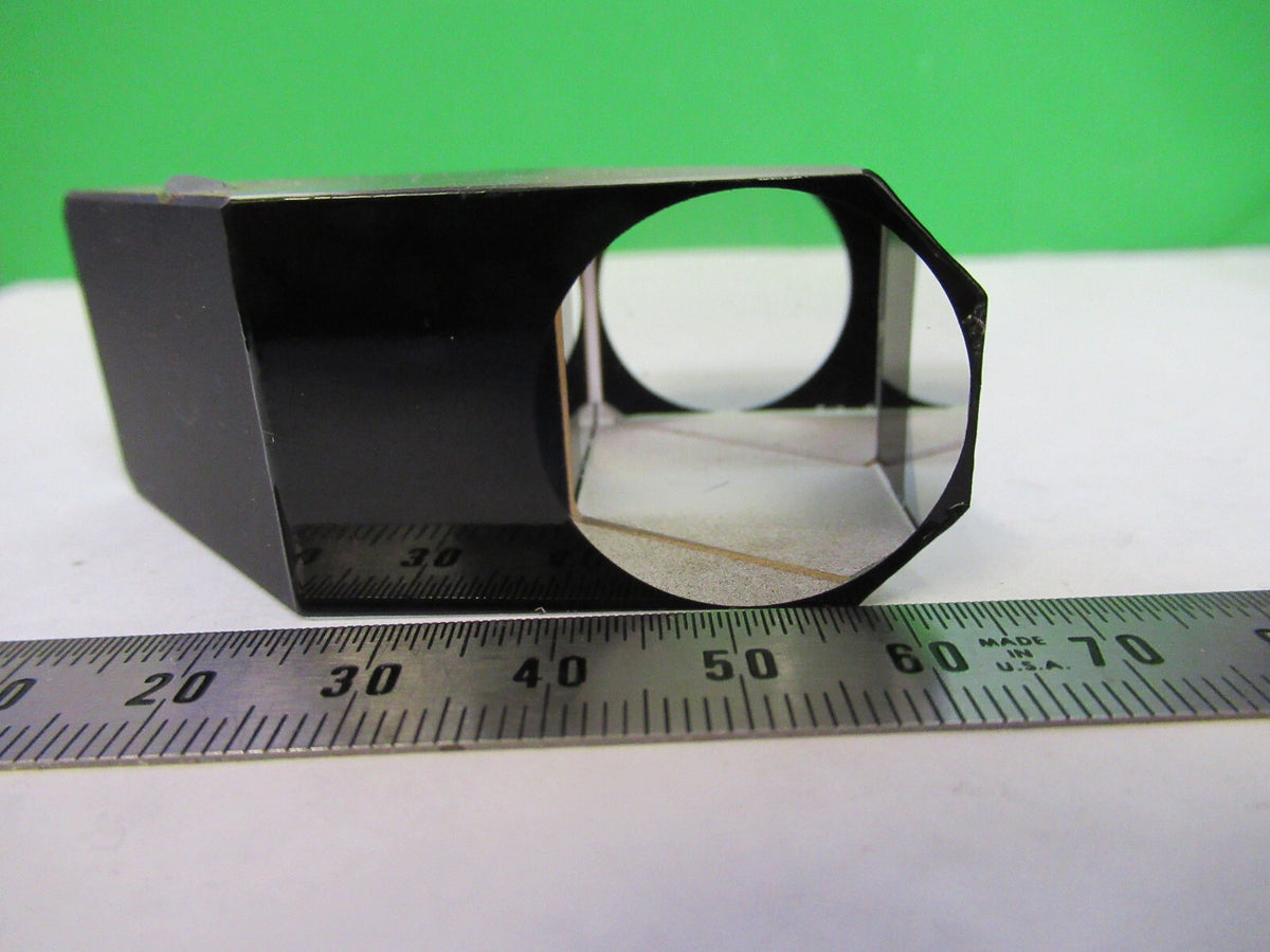 ZEISS GERMANY GLASS PRISM HEAD OPTICS MICROSCOPE PART AS PICTURED S7-A-53