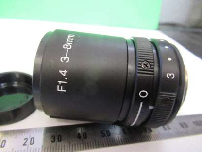 Lens Camera Pelco Clovis F 1.4 3-8 mm Optics