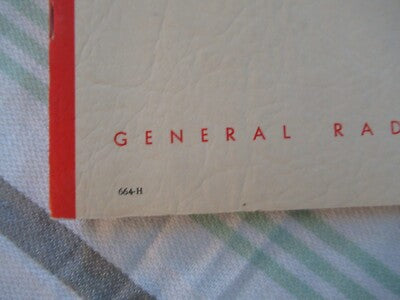 Collectable Rare General Radio Gr 1100-A Frequency Standard Manual i 1960