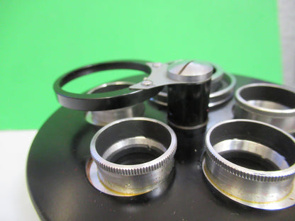 NIKON JAPAN PHASE CONTRAST CONDENSER OPTICS MICROSCOPE PART AS PICTURED &G2-A-84