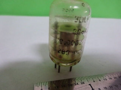 ANTIQUE QUARTZ BLILEY ELECTRIC GLASS PACKAGE + GETTER  FREQUENCY CONTROL #AQ-57