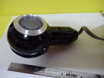 MICROSCOPE PART LAMP ILLUMINATOR + FILTER TESTED OK JAPAN OPTICS AS IS BIN#X4-01