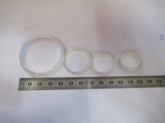 AUS JENA GERMANY LOT GLASS LENSES MICROSCOPE PART AS PICTURED V8-B-61