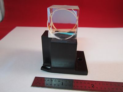 OPTICAL BEAM SPLITTER MOUNTED LASER OPTICS BIN#C4-1-K