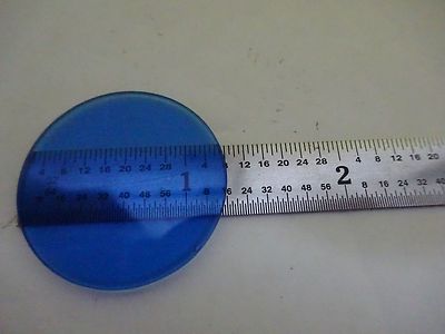 MICROSCOPE PART ZEISS GERMANY BLUE FILTER OPTICS AS IS BIN#W7-16