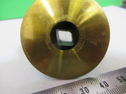 Antique Brass Bausch & Lomb Pol Polarizer Microscope Part