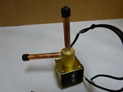 ELECTRIC SOLENOID MP30K AC100V VALVE COPPER TUBBING CONTROL FLOW AS IS &Z7-D-23
