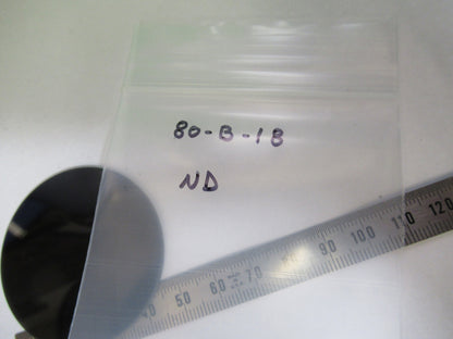 OPTICAL GLASS NEUTRAL DENSITY MIL SPEC LASER OPTICS FILTER AS PICTURED 80-B-18