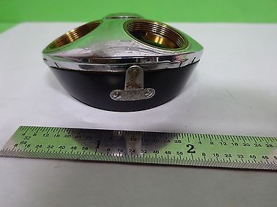 MIKROSKOPTEIL LEITZ WETZLAR GERMANY NOSEPIECE for OPTICS AS IS BIN#2B-E-03