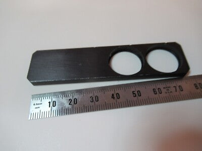 EMPTY SLIDE WITHOUT OPTICS LENSES MICROSCOPE AS PICTURED &14-B-31