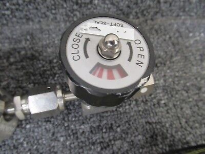 HIGH PRESSURE VALVE ASSEMBLY PARR FUJIKIN MILLIPORE 43800806EV AS PICTURED &100