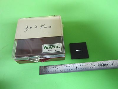 Optical Tropel 3u X 5 mm Slit ?? Laser Optics
