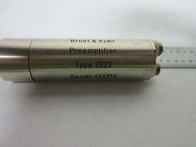 BRUEL KJAER PREAMPLIFIER 2623 MICROPHONE ACOUSTICS SENSOR #J7-82