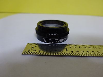OPTICAL MICROSCOPE PART OBJECTIVE 0.5X OPTICS AS IS BIN#4V-FL-06