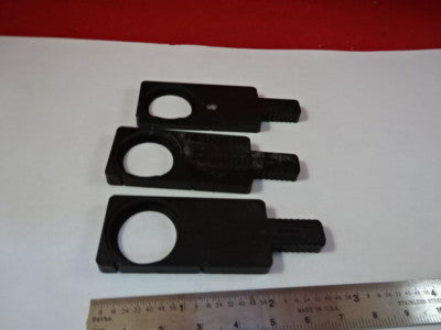 Lot 3 Ea Empty Pol Filter Slide Nikon Japan Microscope Part