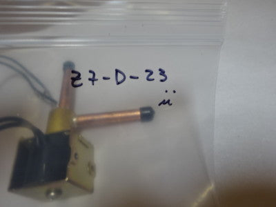 ELECTRIC SOLENOID MP30K AC100V VALVE COPPER TUBBING CONTROL FLOW AS IS &Z7-D-23