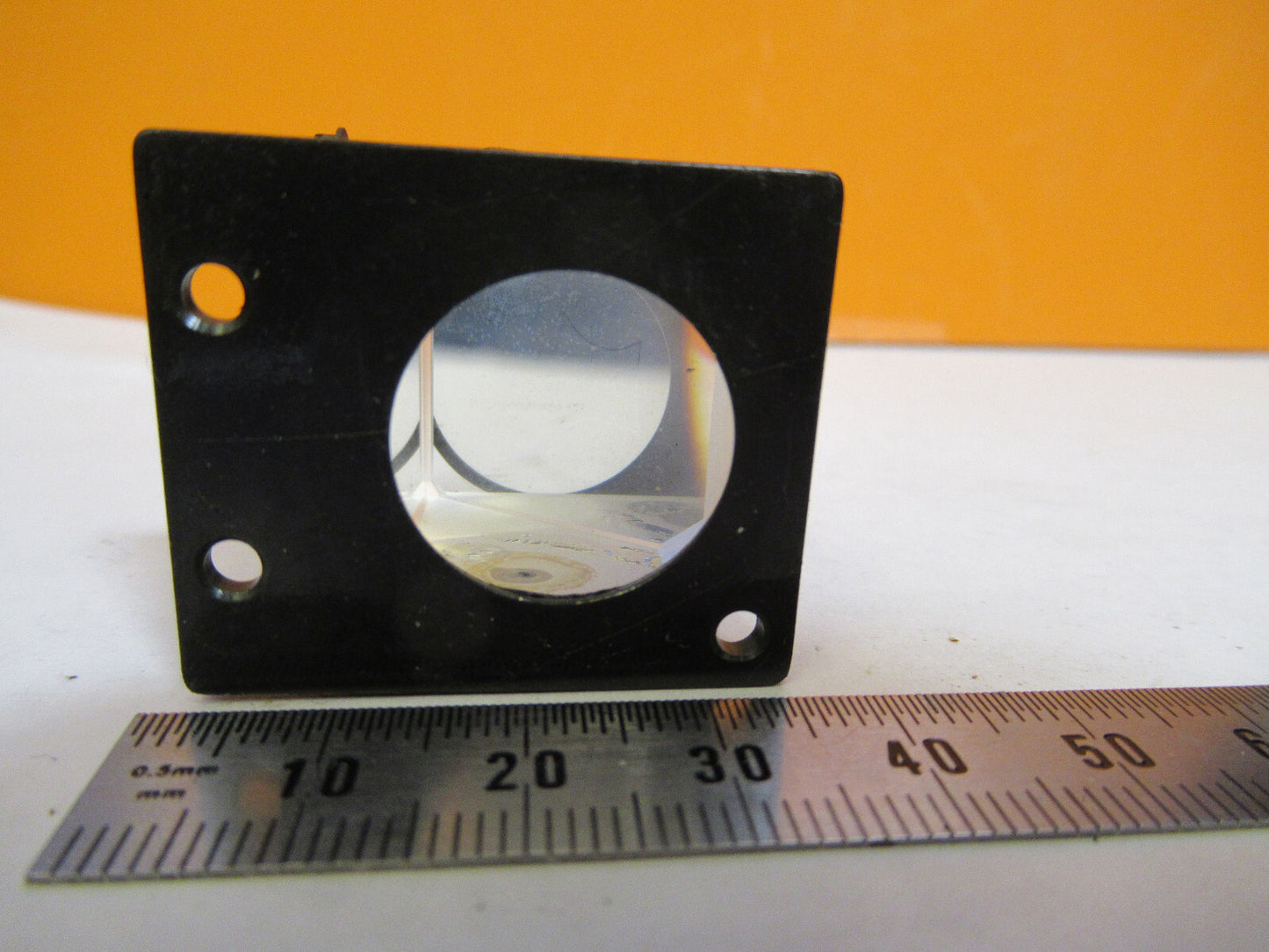 BAUSCH LOMB  HEAD GLASS PRISM  MICROSCOPE PART AS PICTURED Y3-A-60
