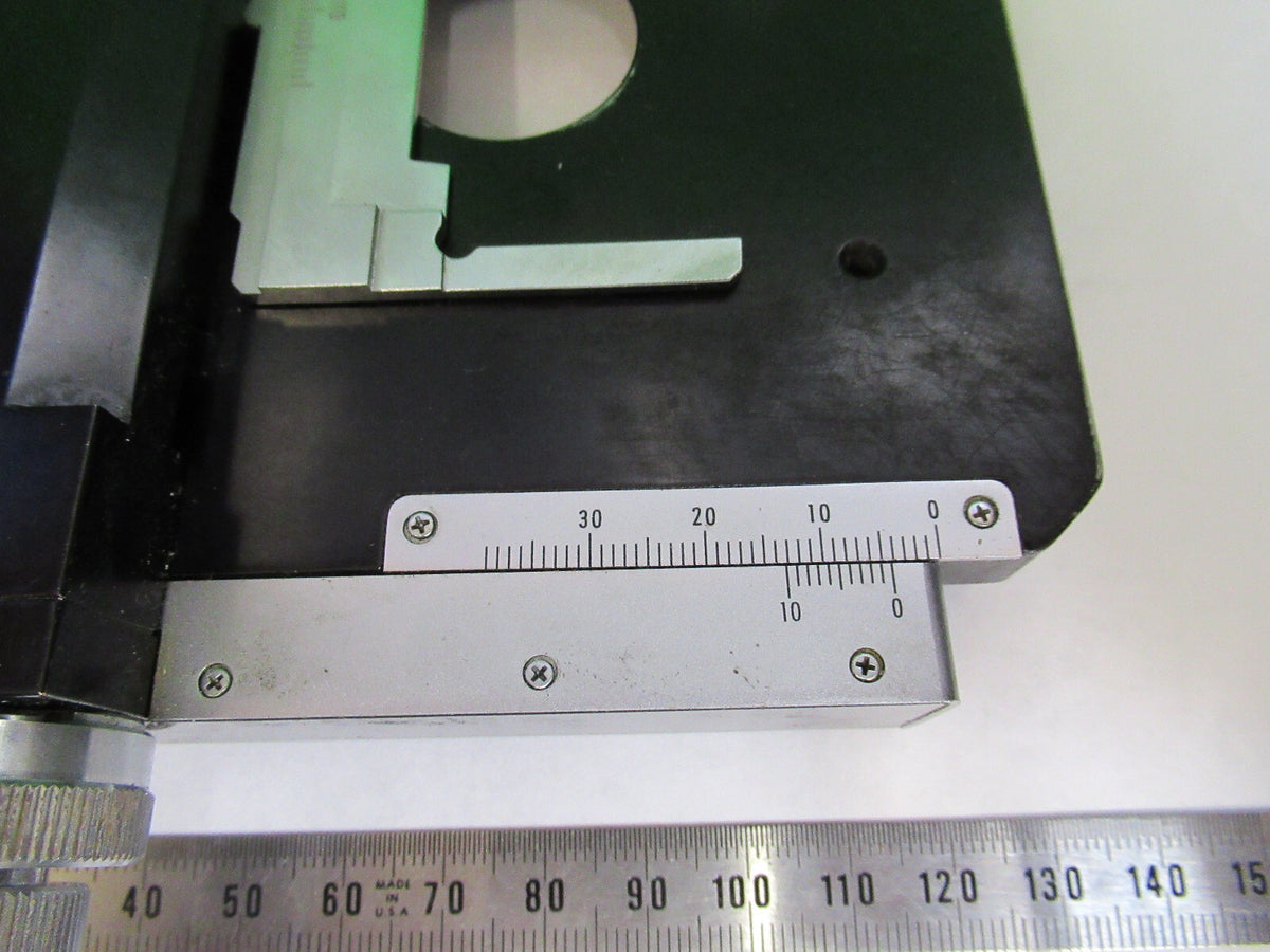 OLYMPUS JAPAN XY STAGE TABLE CLIPS MICROSCOPE PART AS PICTURED X4-A-25