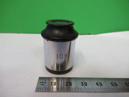 Antique 10X Eyepiece Lens Optics Microscope Part