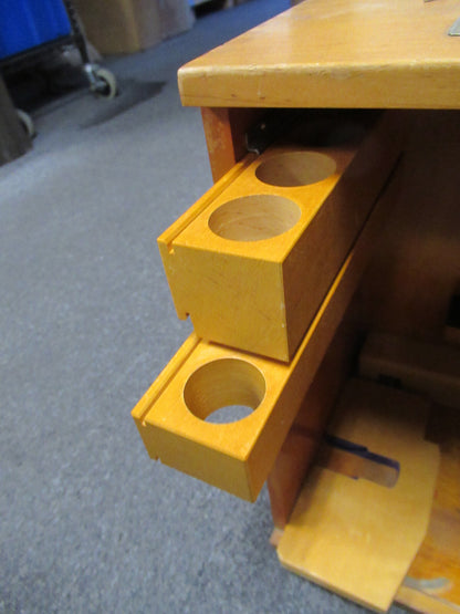 Empty Wood Cabinet for Antique Carl Zeiss AG Germany Microscope Part